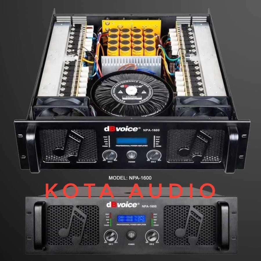 Power dB Voice NPA 1600 / NPA1600 Amplifier Class GB Original Dbvoice