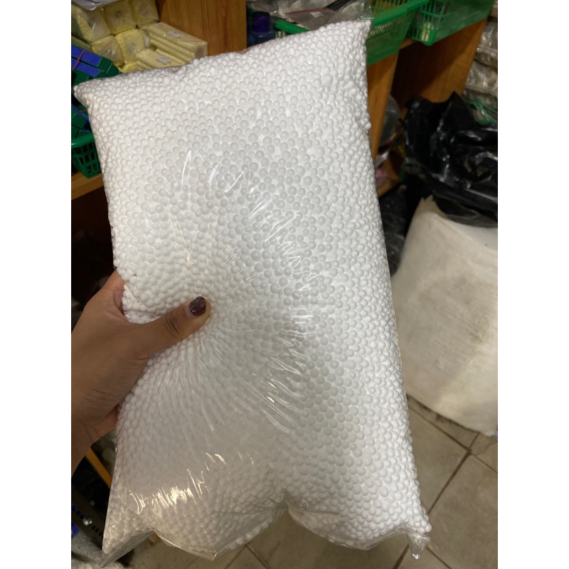 Butiran Gabus Styrofoam Bulir Gabus Putih