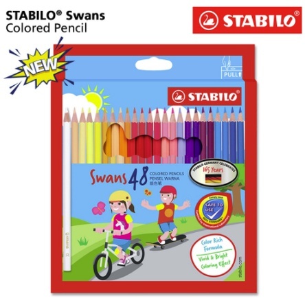 

STABILO Swans Colored Pencils 48 pcs / SPECIAL EDITION / Pensil Warna isi 48 pcs