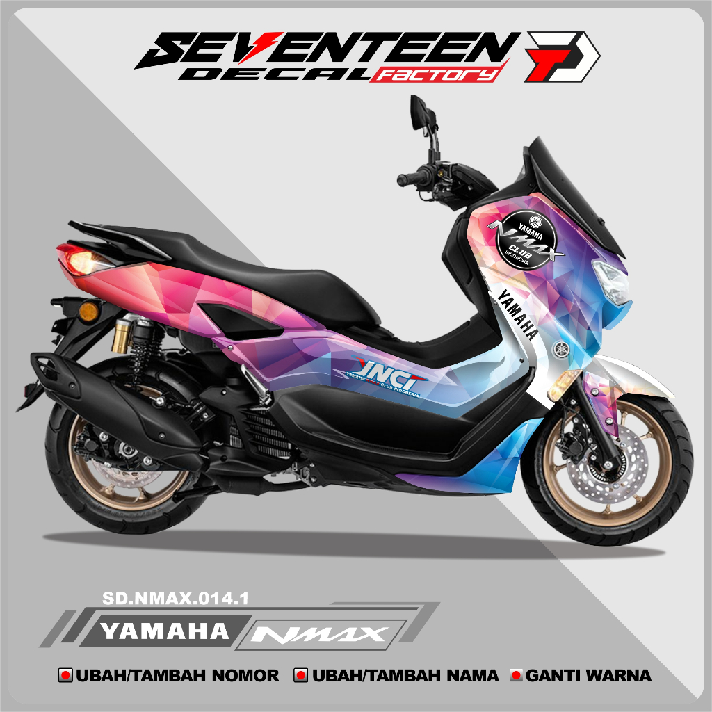 Decal Stiker full Body NMAX New 2020 2021 2022 2023  Sticker full Body Motor Yamaha NMAX New