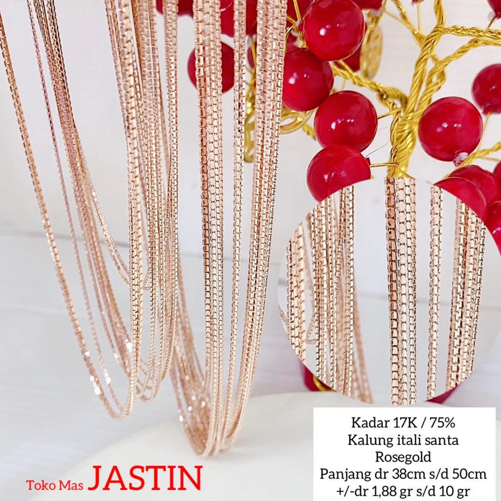 KALUNG ITALY SANTA ROSEGOLD KADAR 750/17K
