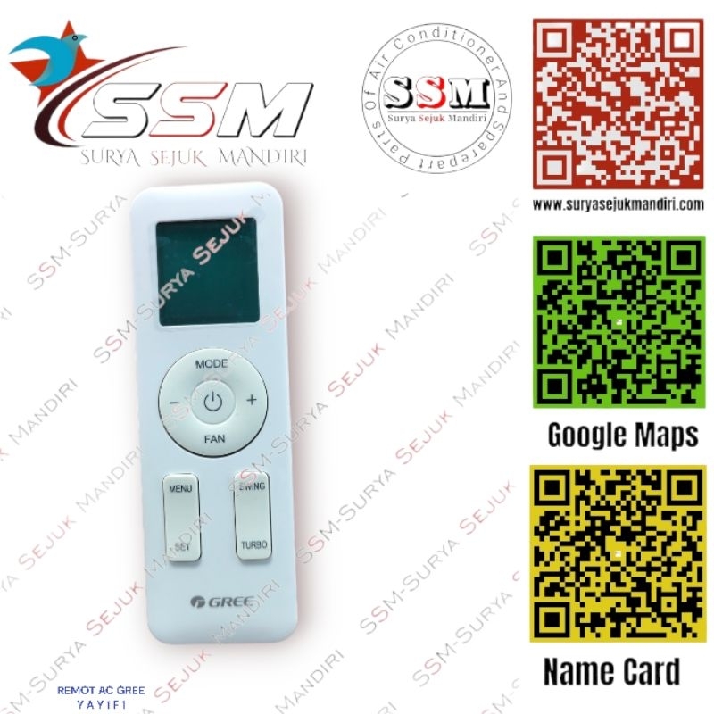 REMOT AC GREE YAY REMOT AC GREE GWC MOO5