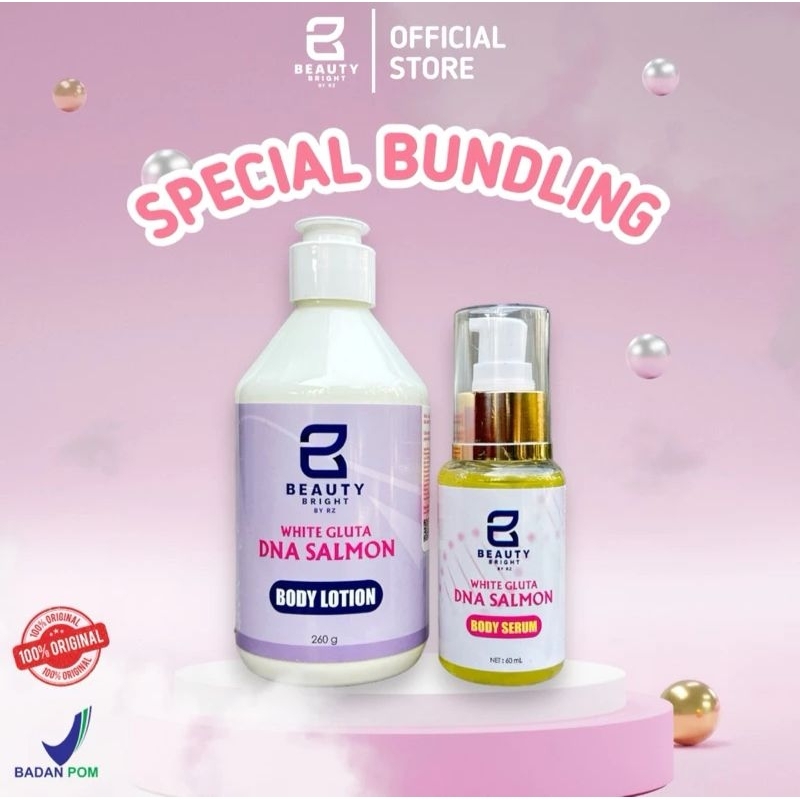 Beauty bright white gluta dna salmon body lotion by RZ