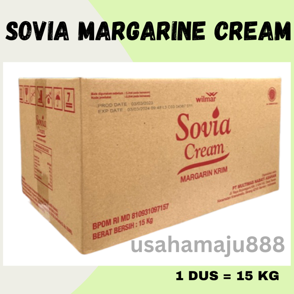 

Margarine Cream Sovia 15kg