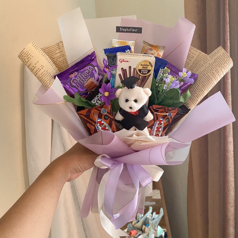 

HARGA GROSIR paket buket snack medium murah