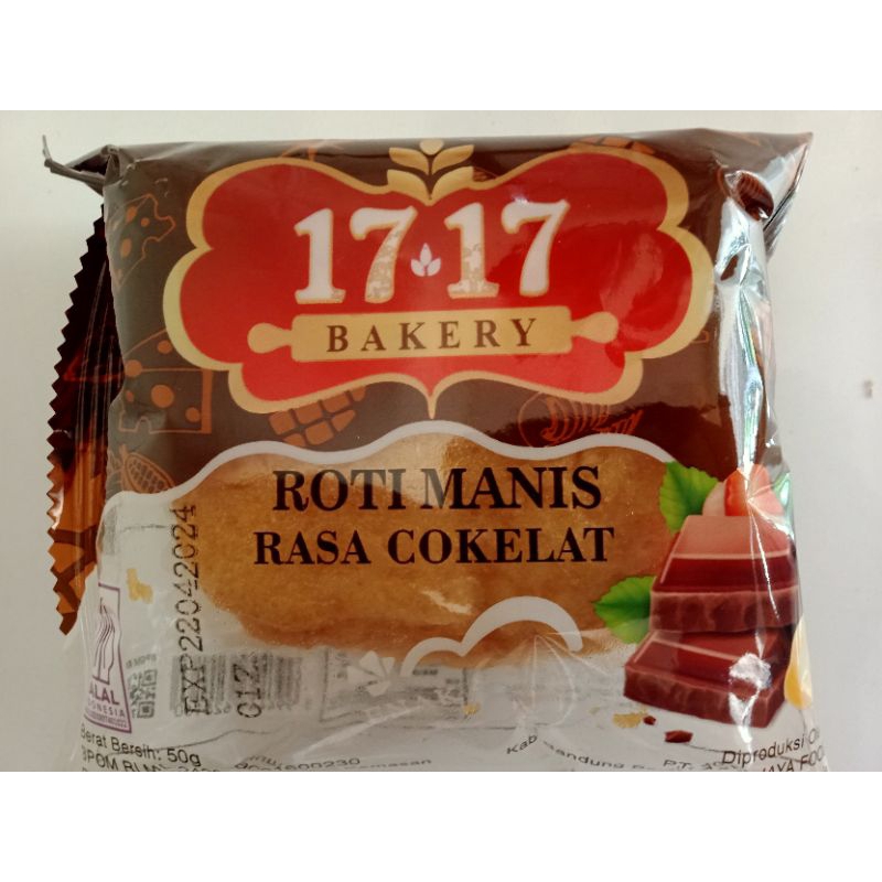 

Roti Manis Rasa Cokelat 50gr