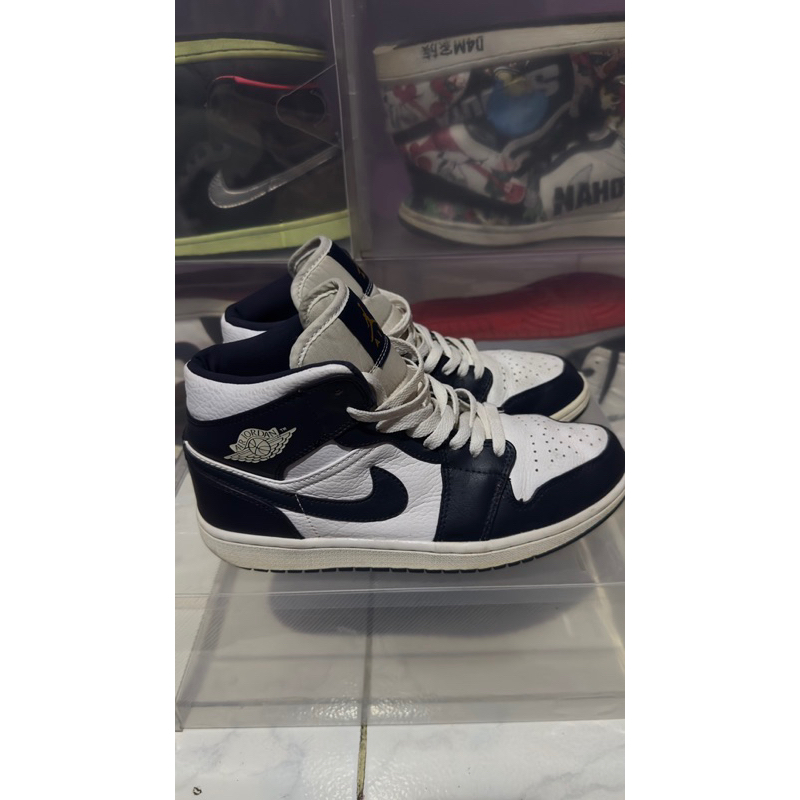 AJ1 second // JORDAN SECOND // Air Jordan 1 Mid 'Obsidian' (Size: 8.5)