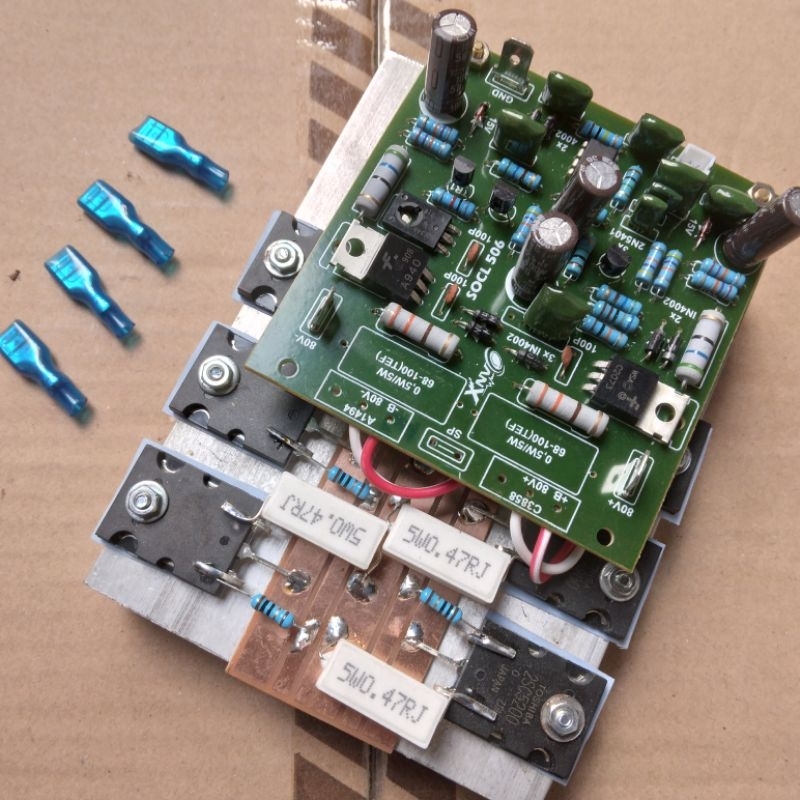 DRIVER SOCL 506 PLUS FINAL 3 SET TRANSISTOR TOSHIBA KIT POWER AMPLIFIER