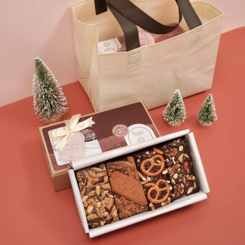 

Import Terbaik READYFudgy Brownies Jingga Patisserie Hampers Natal Cristmas Hampers gas
