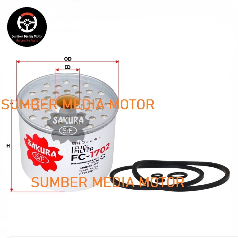 Sakura Fuel Filter Solar FC-1702