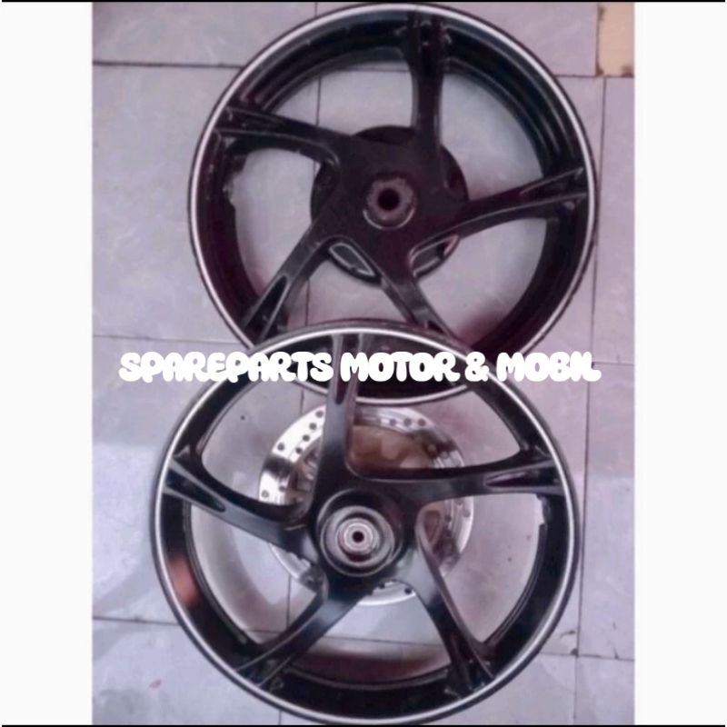 VELG RACING DEPAN BELAKANG FOR YAMAHA XEON KARBU XEON RC 125 (ORIGINAL)