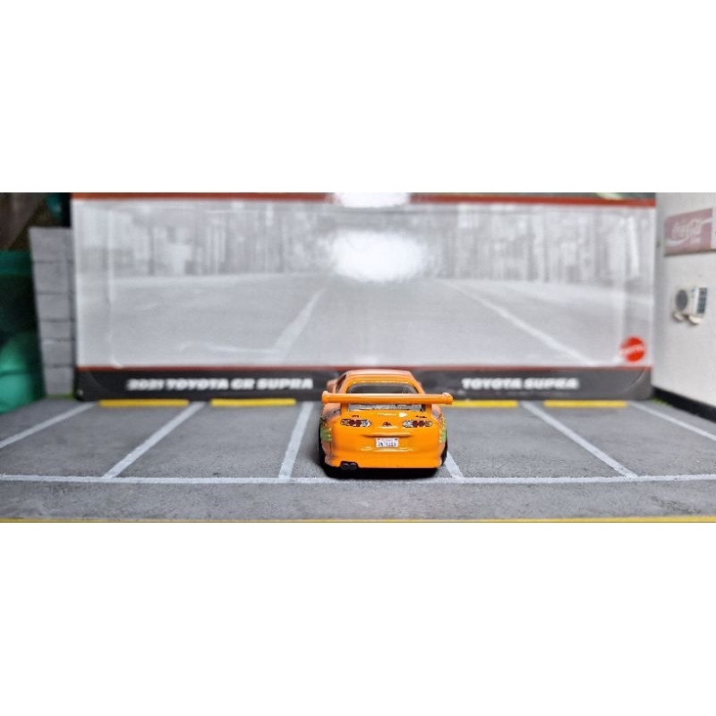 Hotwheels Premium Toyota Supra MK4 Brian Orange