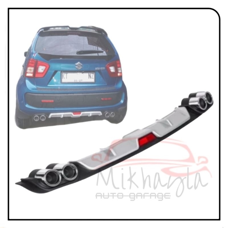 Rear Diffuser Bumper Bemper Belakang Mobil Suzuki ignis