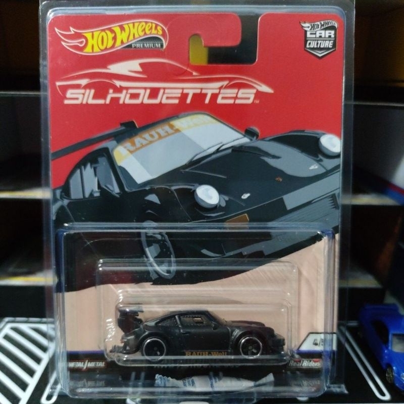 Hot Wheels Premium Silhouettes Porsche 930 RWB Black Dove