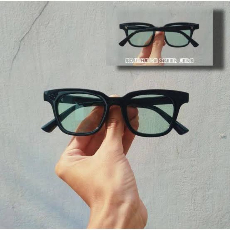 Kacamata vincent - Green black lens