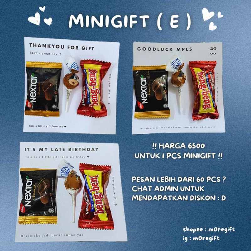 

SNACK MINIGIFT ( E )