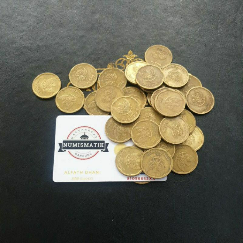 Koin Kuno 500 Melati Besar Tahun 1991-1992 (Campur)