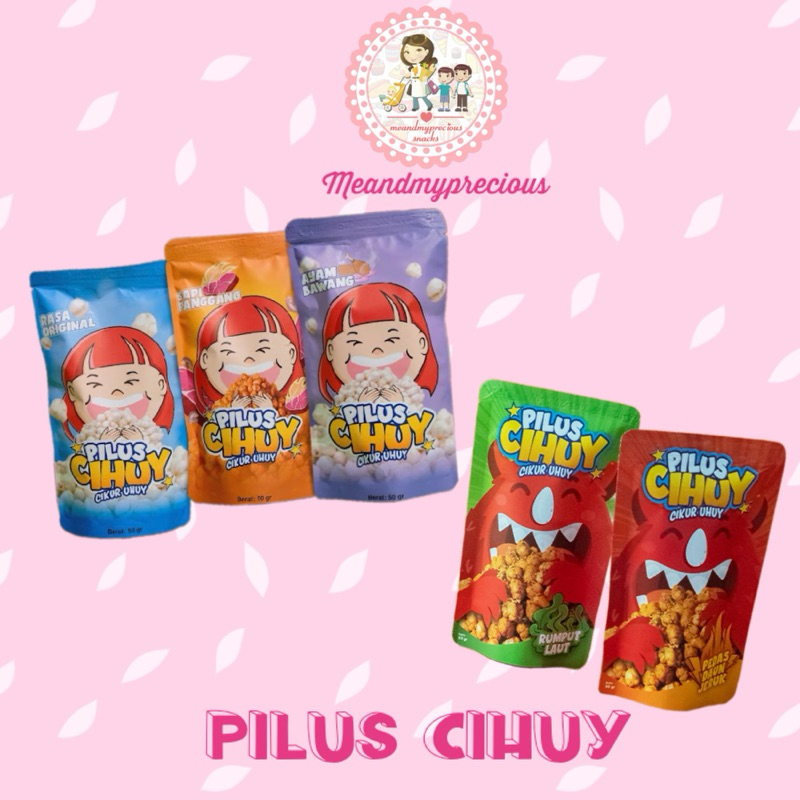 

MMP - PILUS CIHUY / CIKUR / SNACK MURAH / CEMILAN MURAH ENAK HALAL 50 Gram FREE bubblewrap dan dus