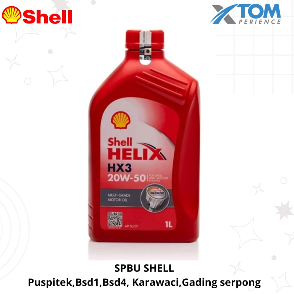 Shell Helix HX3 20W-50 1liter