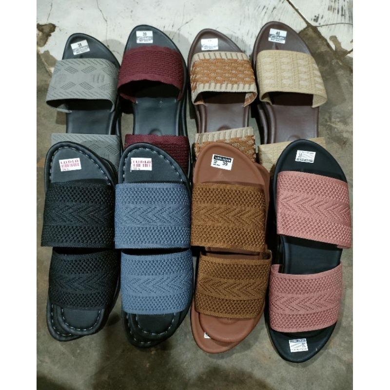 SANDAL WANITA - SANDAL RAJUT NON SLIP PINK JAZZY CORLIS SEPVIA