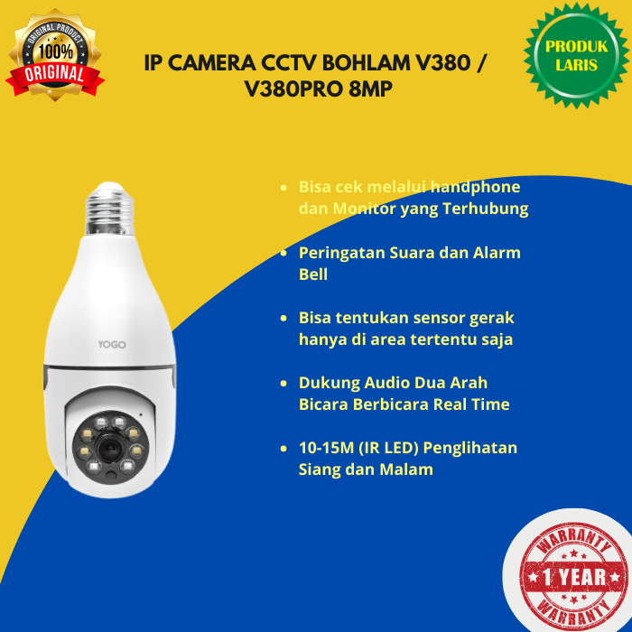 Kamera Camera Outdoor WATERPROOF Cctv Mini Wif IP CAMERA CCTV BOHLAM V380 / V380PRO 8MP PTZ SPEED DO