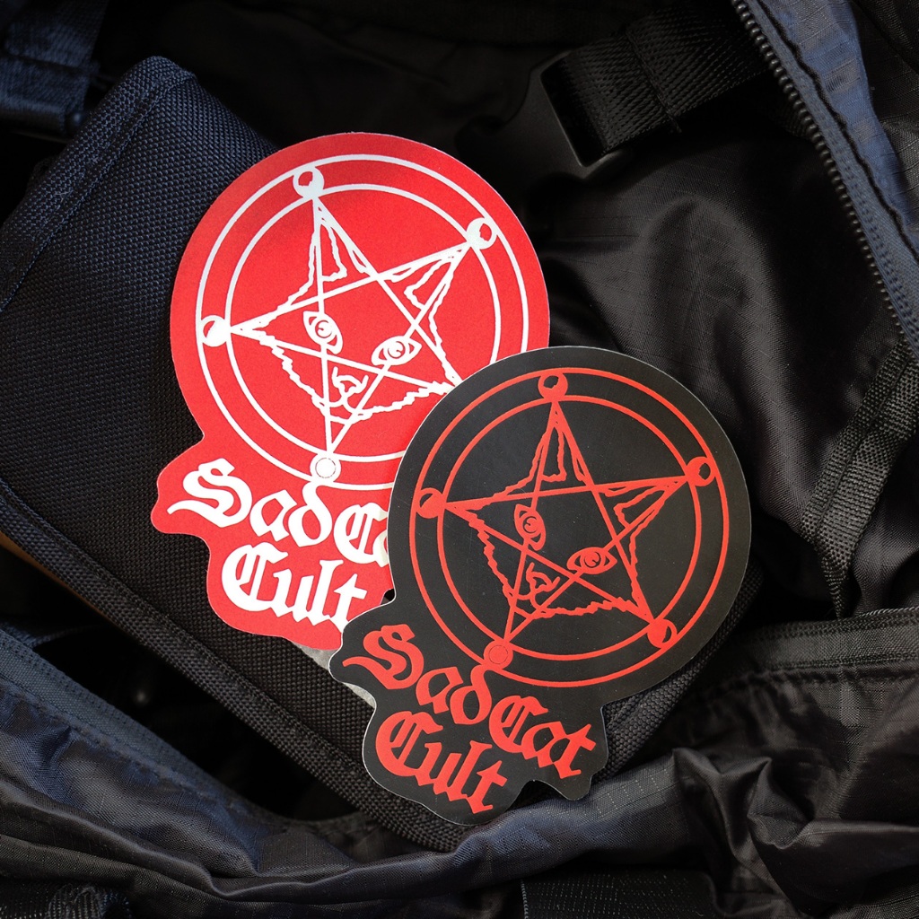 

Sad Cat Cult Vinyl Sticker