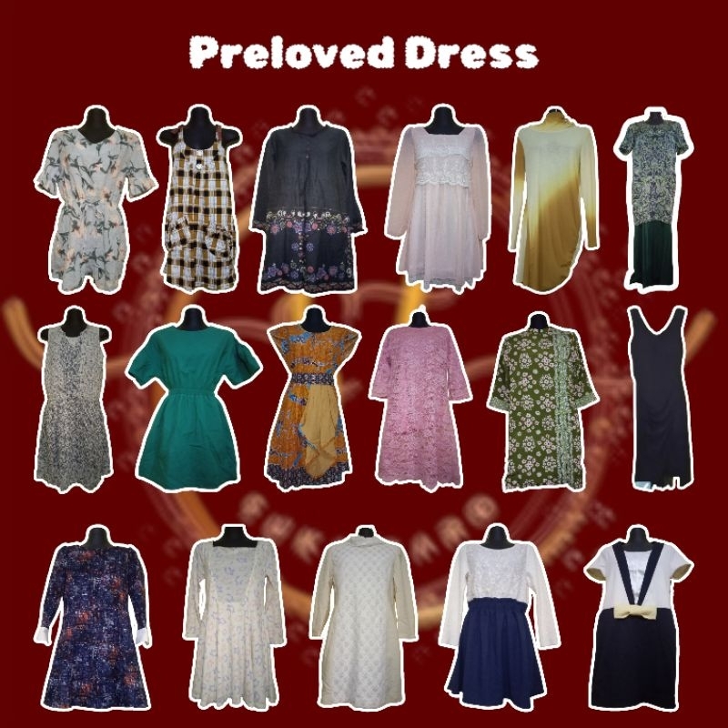 Preloved PL Dress Wanita
