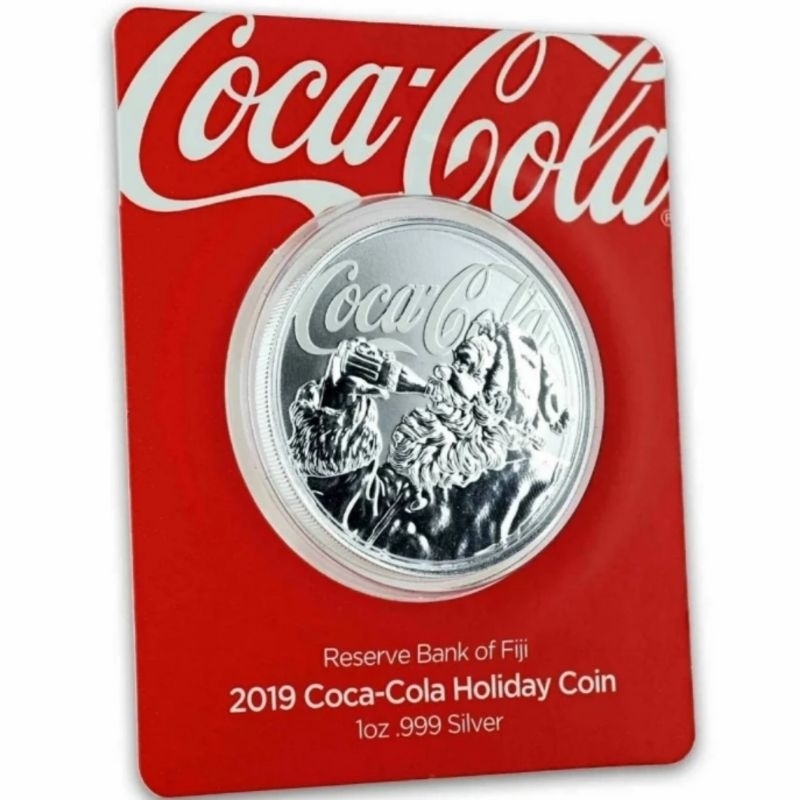 Perak fiji Coca cola 2019 limited edition - 1 oz Silver coin