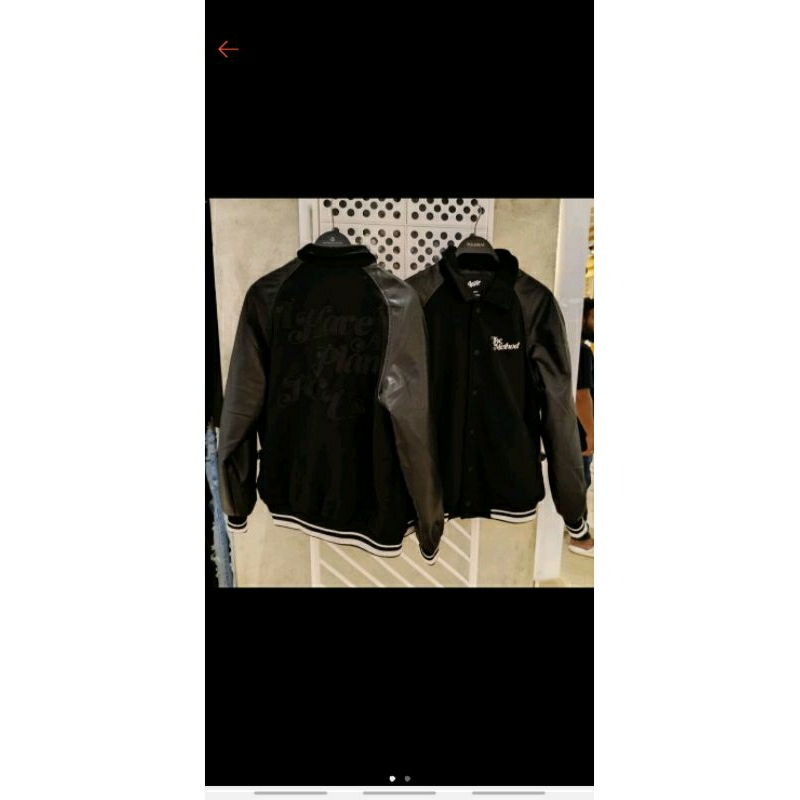jaket varsity pull and bear original baru