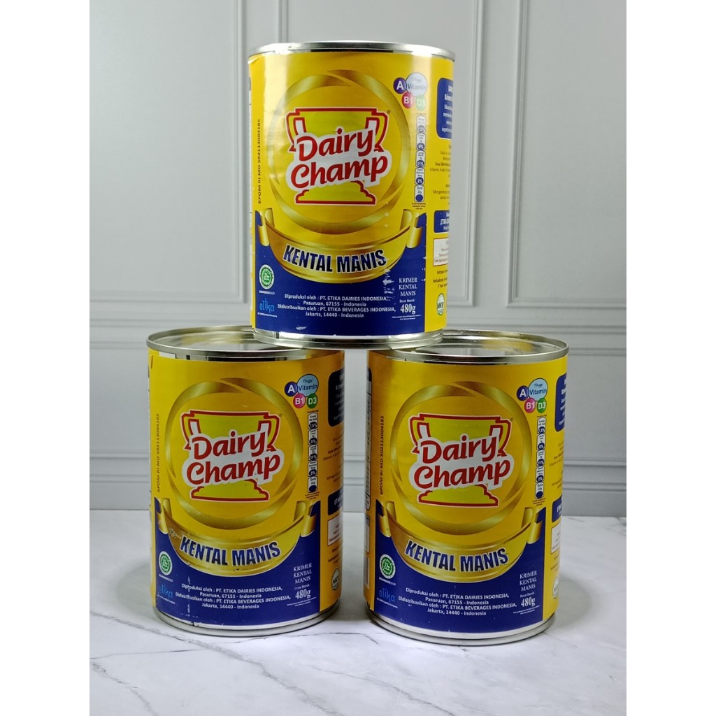 

Susu Krimer Kental Manis Dairy Champ 480gr / Susu Kental Manis / SKM