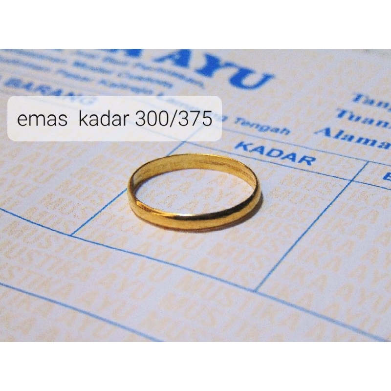 cincin polos 1 grm emas muda