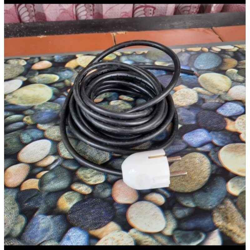 kabel power buntung arus AC kabel 2 meter NYYHY 3x2.5 3x2,5 steker BROCO