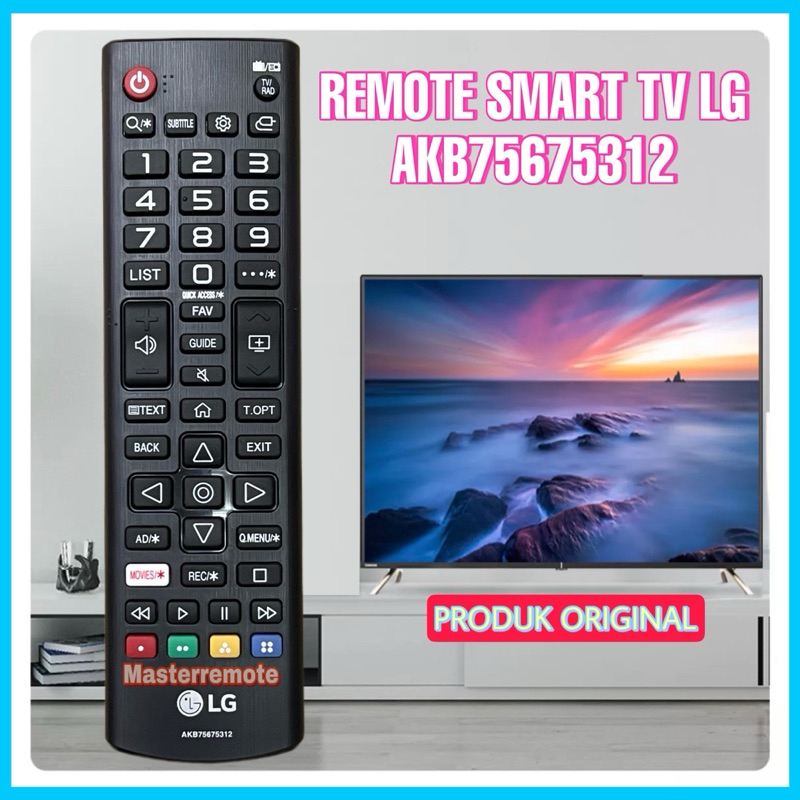 REMOT REMOTE TV LG / SMART TV LG AKB75675312 ORIGINAL