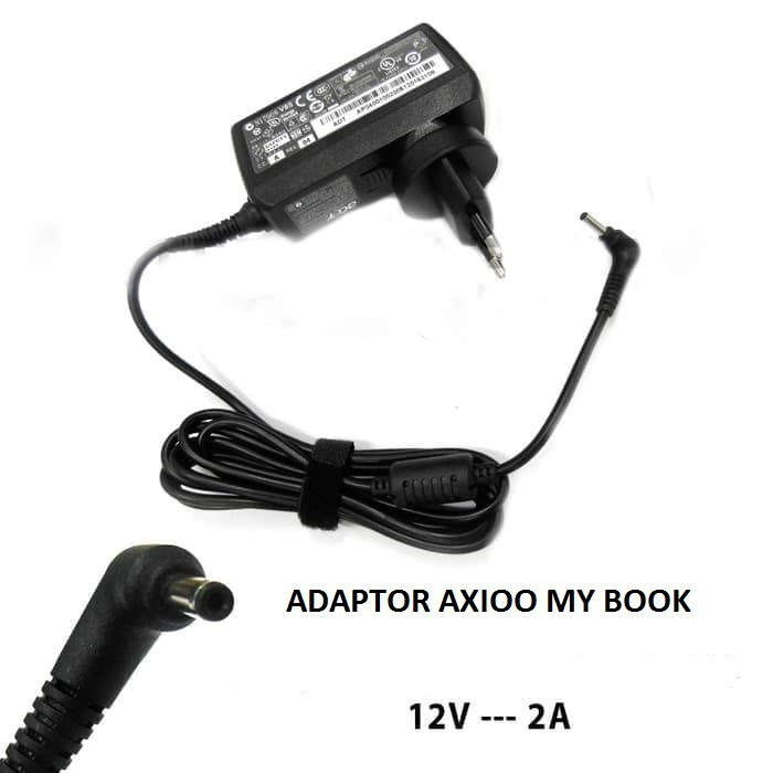 Adaptor Charger Axioo Mybook 10 Mybook 11 Mybook 14 12V 2A ORIGINAL