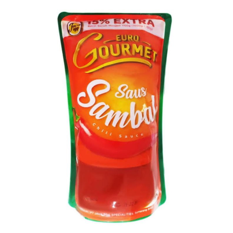 

Euro Gourment Saus Sambal 1kg / Chili Saus