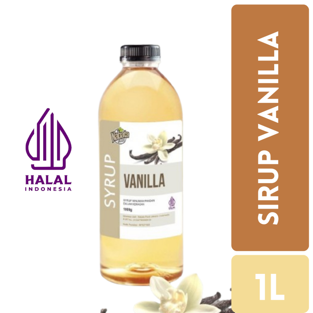 

Syrup Vanilla 1 Liter Nabata Drink - Sirup Vanila 1000 Ml Untuk Kopi