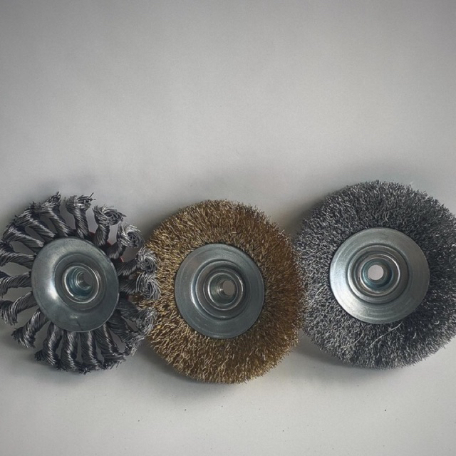 Wire Brush Disc 4 Inch/Sikat Kawat Gerinda