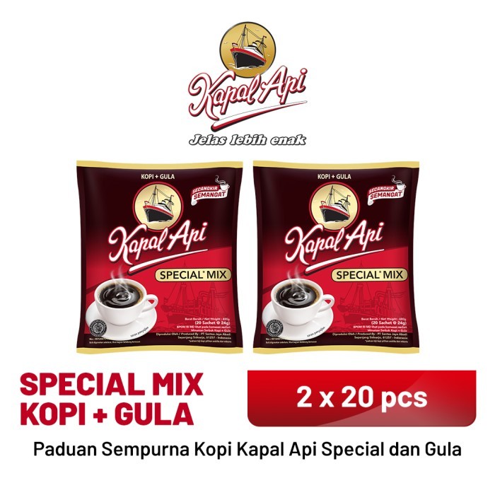 

Kopi Kapal Api HITAM Special Mix 24 gr / D338