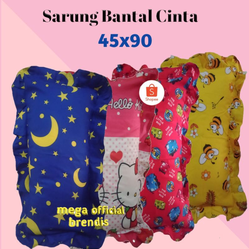 Sarung Bantal Cinta Panjang 45x90 Motif Karakter Halus