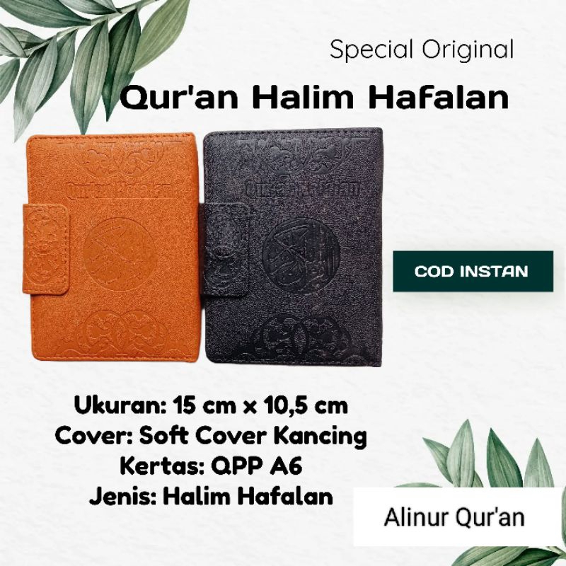 AlQuran Hafalan Halim Kancing Ukuran A6