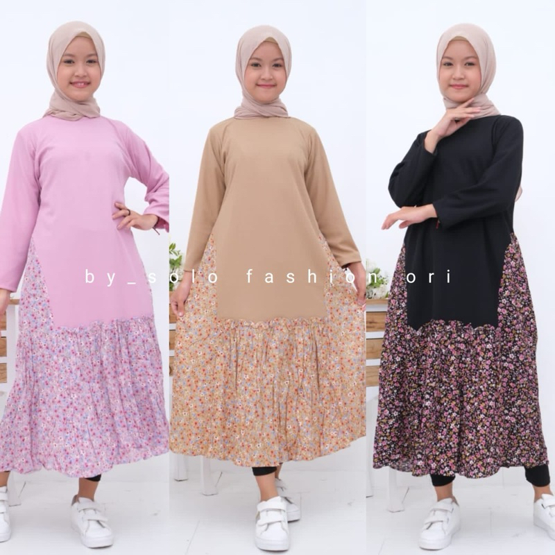 gamis anak tanggung new