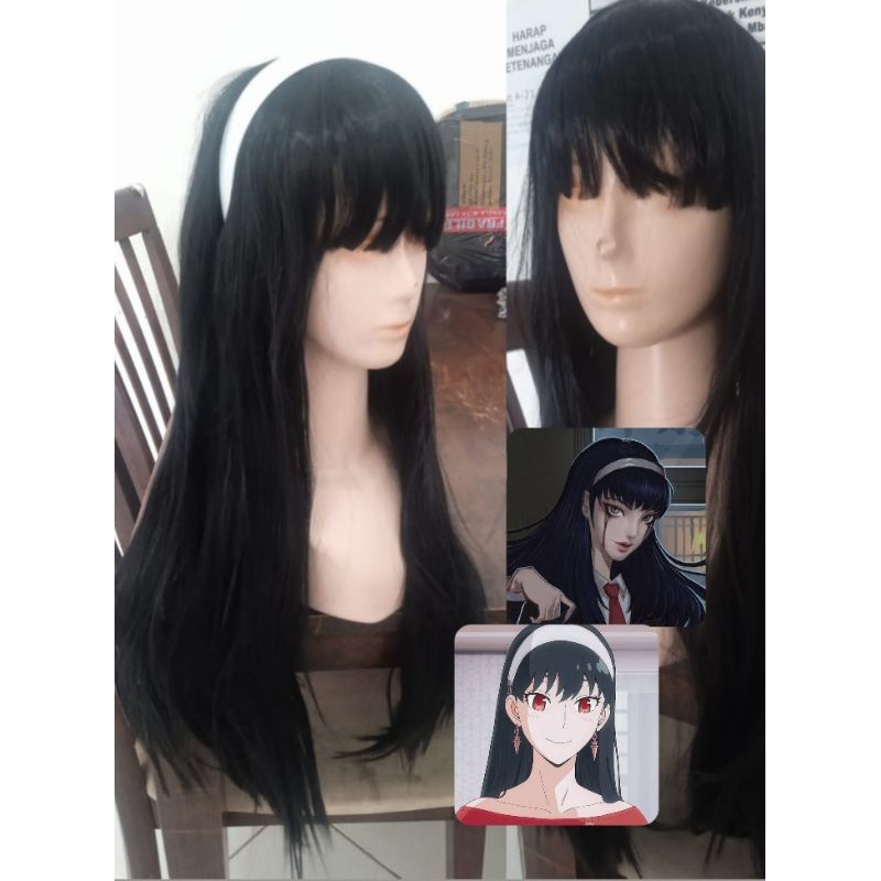 Wig Cosplay Tomie Kawakami / Yor Forger gerai