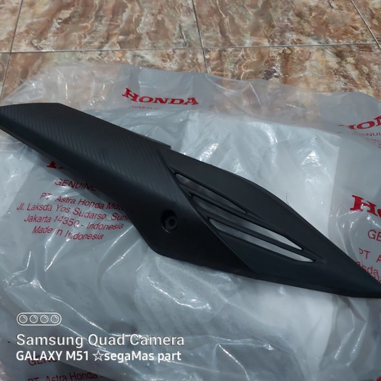 gB Cover tameng tutup knalpot pelindung knalpot Supra GTR 15 K56F original  R