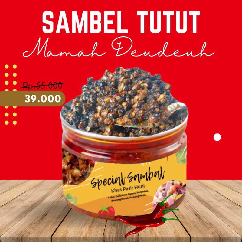 

SAMBEUTUT (SAMBEL TUTUT) SAMBEL TUTUT MAMAH DEUDEUH 200gr