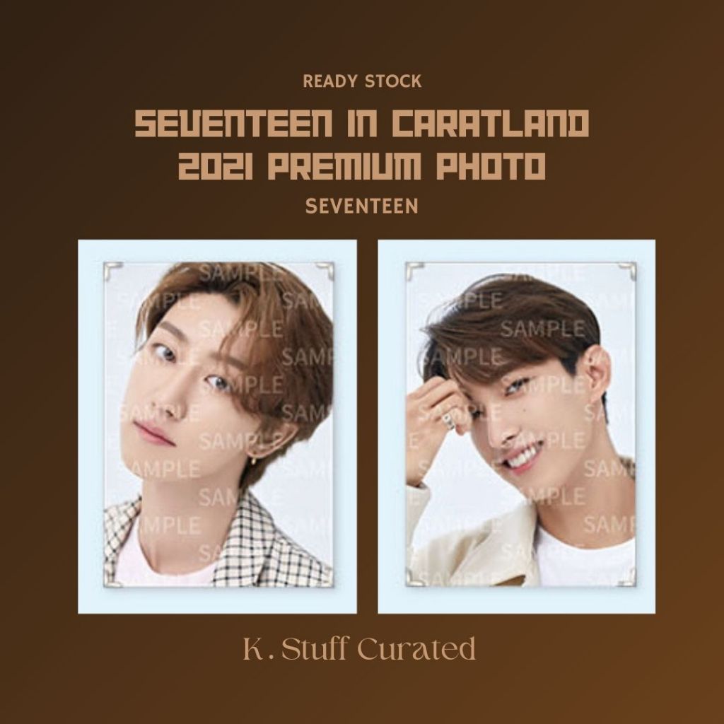 [READY STOCK] SEVENTEEN in CARATLAND 2021 'SVT 5TH FAN MEETING' PREMIUM PHOTO