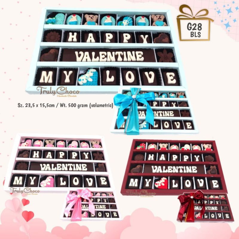 

Hadiah kado valentine 2024 coklat trulychoco G28 EG28