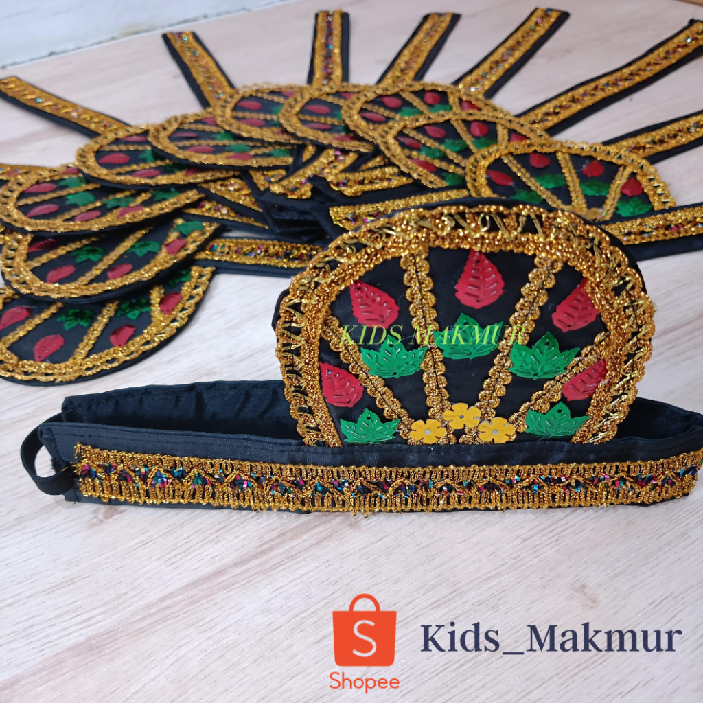 BEST SELLER TOPI TARI SAMAN ACEH PEREMPUAN TOPI SAMAN TOPI ADAT ACEH BUNGONG JEUMPA ASESORIS KEPALA