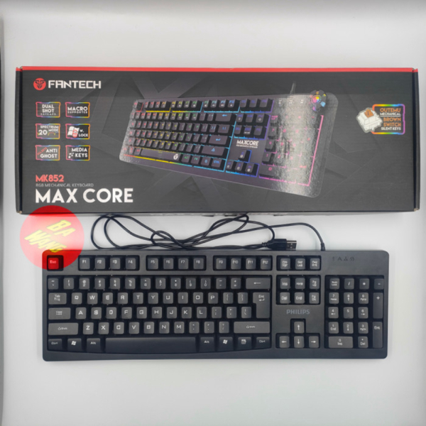 Dijual FANTECH Max Core Maxcore MK852 RGB Mechanical Gaming Keyboard Murah