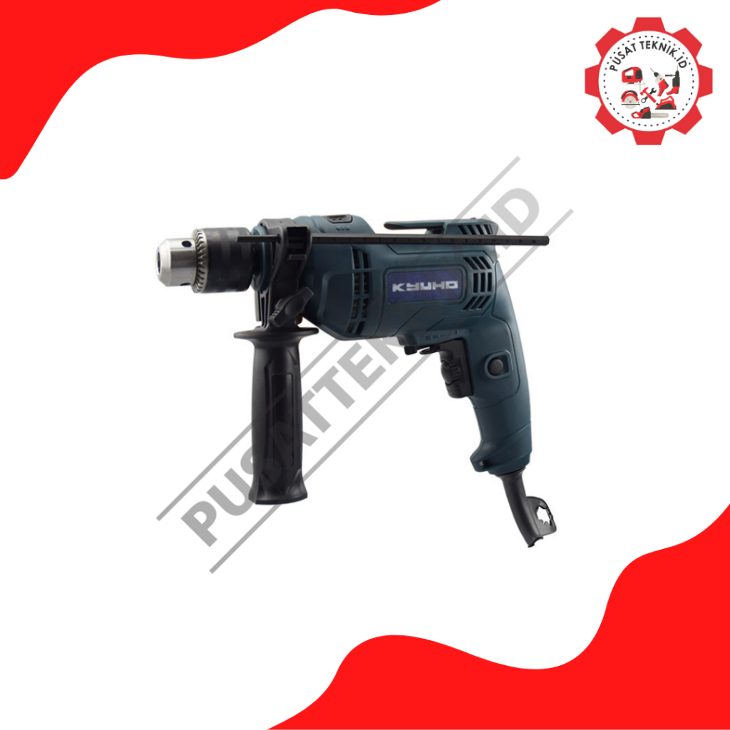 BOR KYUHO K 550 I MESIN BOR TEMBOK IMPACT DRILL 13MM K 550 I KYUHO PUSAT TEKNIK ID