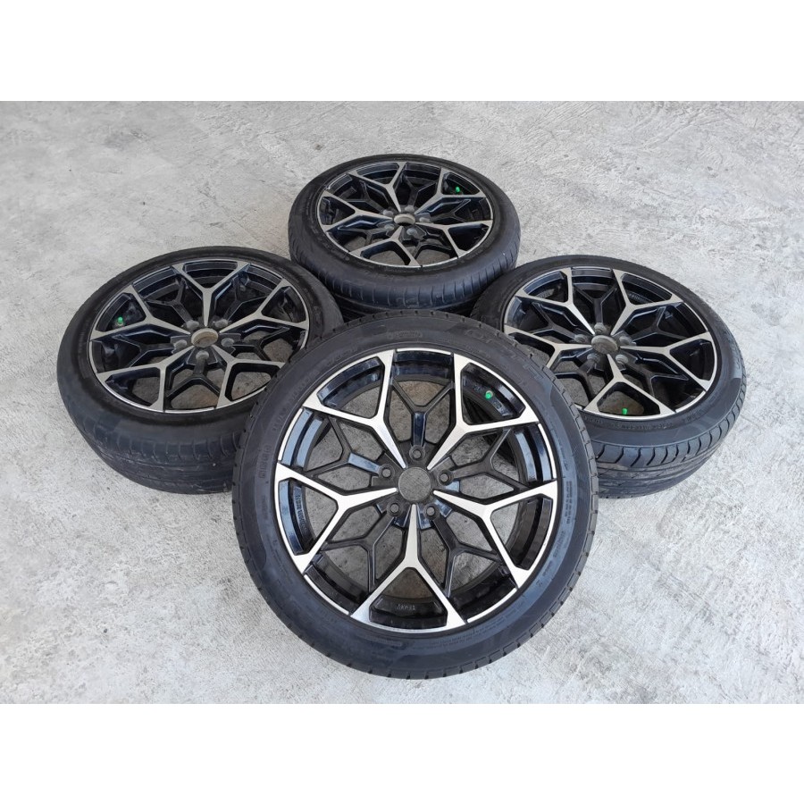 Velg hsr seken tipe myth 01 ring 18 lubang 5x114 + ban seken 225 50 r18